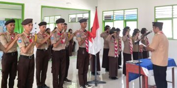Nahkoda Baru Ambalan Pattolo Lipu & Ambalan Andi Depu Pangkalan UPTD SMAN 1 Karossa