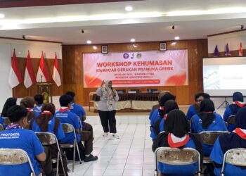 Cetak Insan Humas yang Kreatif dan Profesional, Kwartir Cabang Gresik Gelar Workshop Kehumasan