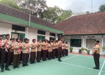 Saka Wanabakti Gelar Penerimaan Anggota Baru