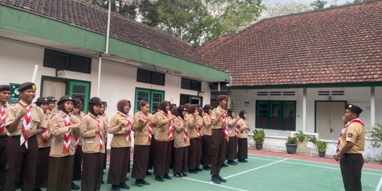 Saka Wanabakti Gelar Penerimaan Anggota Baru