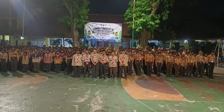 Asah Keterampilan dan Kekompakan Pramuka Penggalang, Kwartir Cabang Kota Pasuruan Gelar LT-III 2026