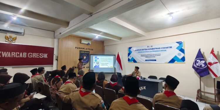Perkuat Tata Kelola Administrasi Organisasi, Kwartir Cabang Gresik Gelar Kursus Sismintir