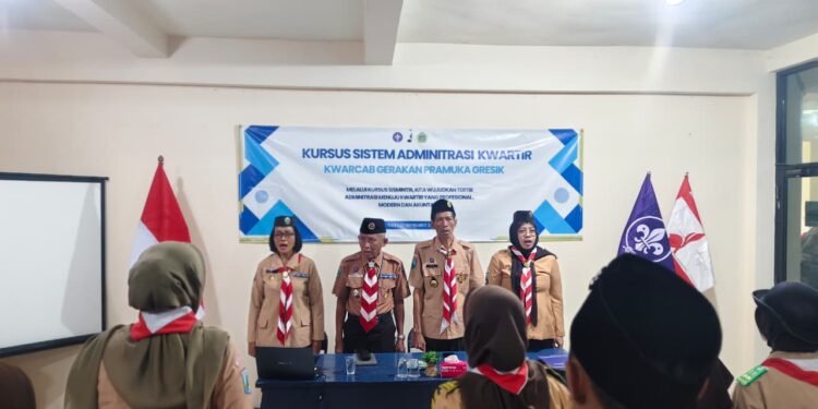 Perkuat Tata Kelola Administrasi Organisasi, Kwartir Cabang Gresik Gelar Kursus Sismintir