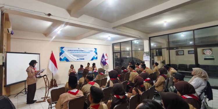 Perkuat Tata Kelola Administrasi Organisasi, Kwartir Cabang Gresik Gelar Kursus Sismintir