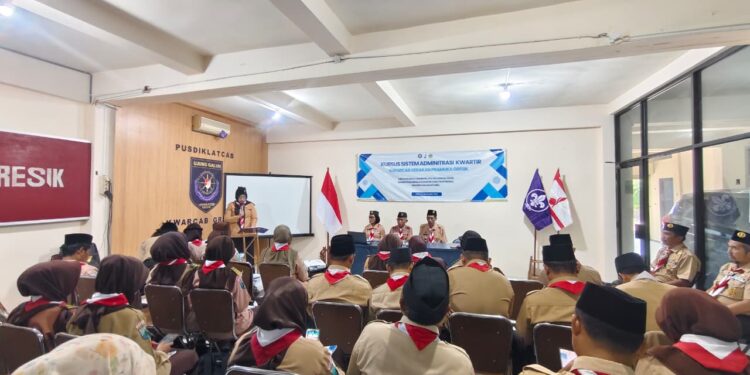 Perkuat Tata Kelola Administrasi Organisasi, Kwartir Cabang Gresik Gelar Kursus Sismintir