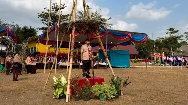 Ketua Kwarcab Lampung Timur Ajak Pramuka Way Bungur Untuk Peduli Hutan Dan Karhutla