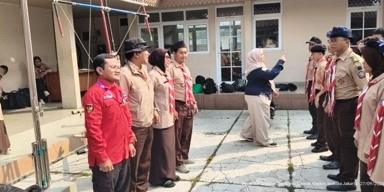 Perkuat Keterampilan Penyelamatan di Air, Saka Rintisan SAR Kwartir Cabang Jakarta Selatan Gelar Water Rescue
