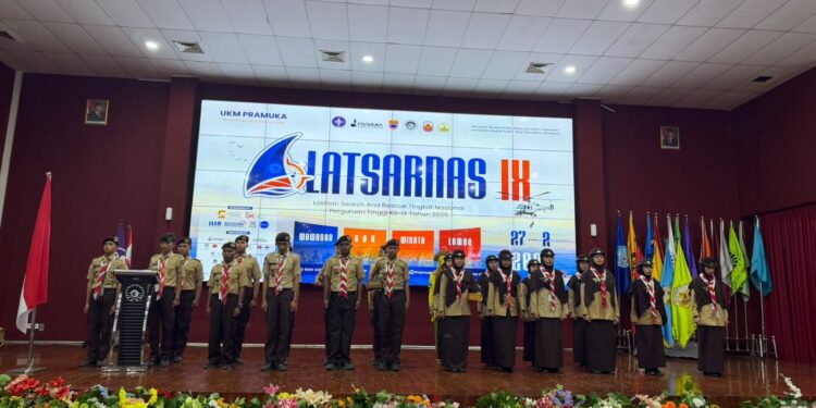 Pembukaan Laksarnas IX 2026 di Universitas Negeri Makassar, UKM Pramuka UNM Jadi Tuan Rumah