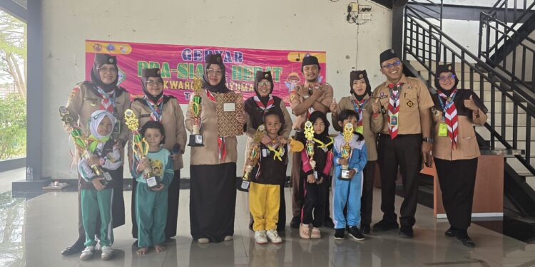 Gebyar Prasiaga Hebat Kwarcab Banyumas, Tanamkan Semangat Kepramukaan Sejak Usia Dini