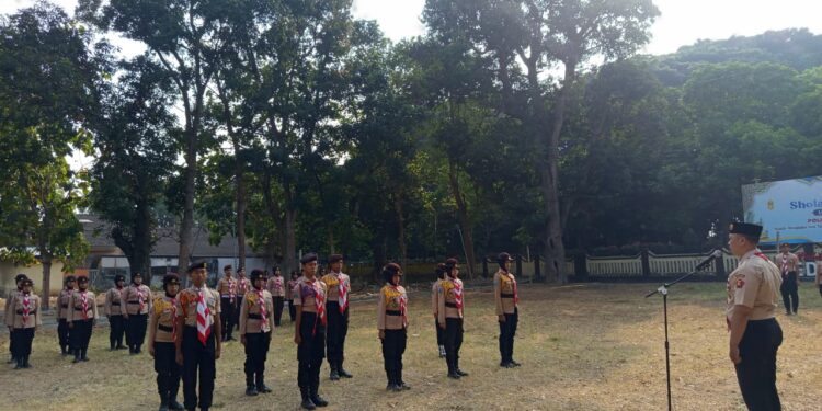 Bangun Kepemimpinan dan Tanggung Jawab Organisasi, Saka Bhayangkara Tingkat Cabang Kota Kediri Lantik Dewan Saka