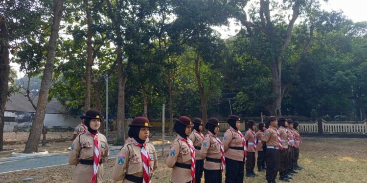 Bangun Kepemimpinan dan Tanggung Jawab Organisasi, Saka Bhayangkara Tingkat Cabang Kota Kediri Lantik Dewan Saka