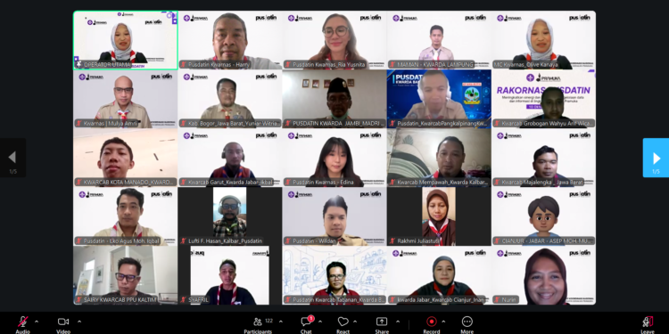 Pusdatin Kwarnas Gelar Rakornas Daring 2026, Perkuat Branding Pramuka dan Sinergi Publikasi Digital