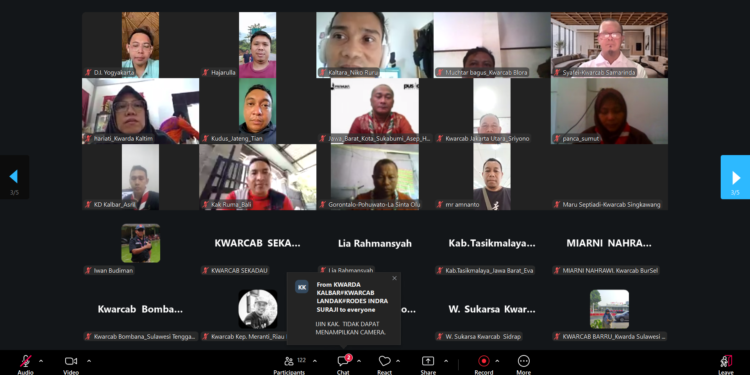 Pusdatin Kwarnas Gelar Rakornas Daring 2026, Perkuat Branding Pramuka dan Sinergi Publikasi Digital