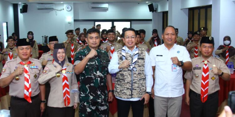 Gandeng Kodam Dan BNN Lampung. Kwarda Lampung Selenggarakan Seminar Wawasan Kebangsaan Bagi Pramuka Perguruan Tinggi