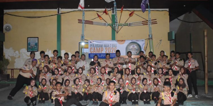 Pramuka MAN 2 Banda Aceh Gelar Perkemahan Jumat Sabtu Minggu, Momentum Pelantikan Tamu Ambalan Penegak Angkatan 2026