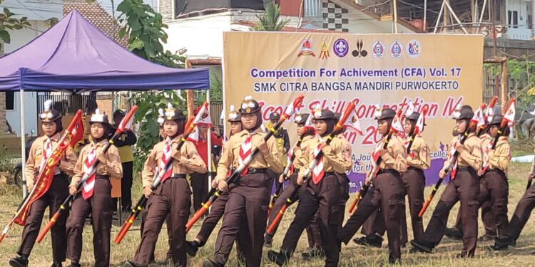 51 Regu Penggalang Adu Keterampilan di Scout Skill Competition SMK Citra Bangsa Mandiri