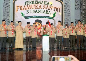 Kwarda Jatim Sambut 4.524 Pramuka Santri Nusantara, PPSN VI 2026 Resmi Dibuka Menag
