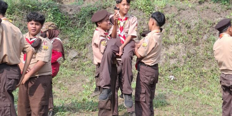 Perkuat Karakter dan Kemandirian, Gugus Depan SMAN 1 Jatitujuh Gelar Perkemahan Pengukuhan Calon Penegak
