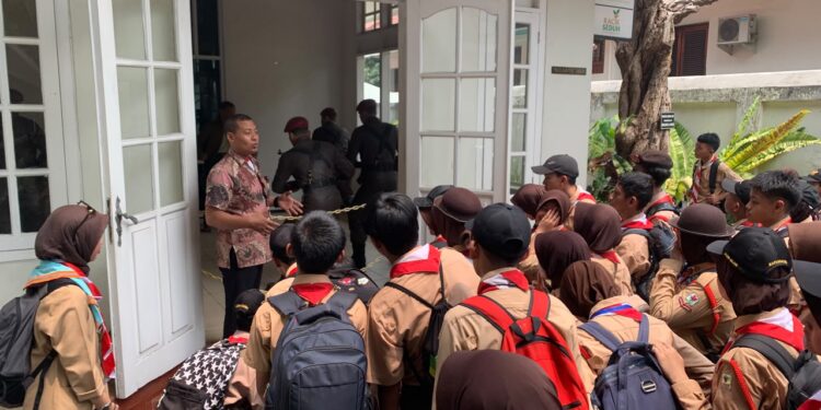 Tanamkan Nasionalisme melalui Sejarah, Pramuka Penggalang Jelajah Museum Sasmitaloka Jenderal AH Nasution dan Jenderal Ahmad Yani