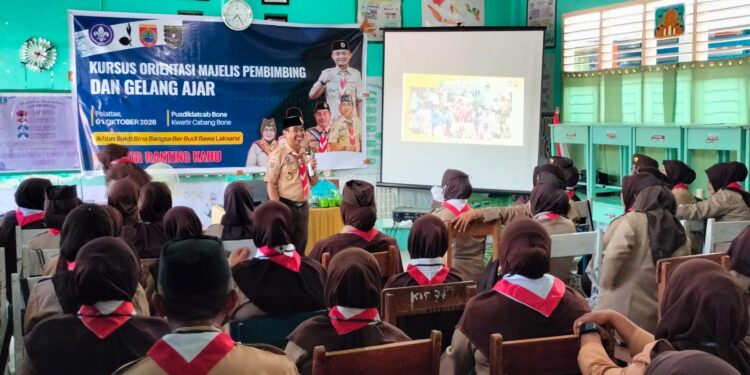 Kepala Pusdiklatda Sulsel Tanamkan “Fondasi” Kepramukaan kepada Peserta Orientasi Mabigus dan Gelang Ajar Kwarran Kahu