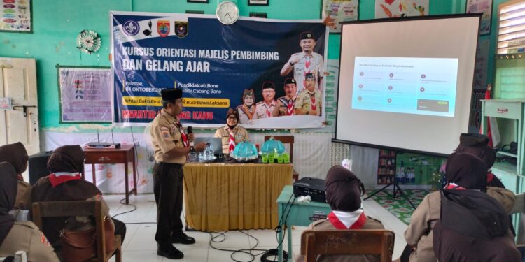 Kepala Pusdiklatda Sulsel Tanamkan “Fondasi” Kepramukaan kepada Peserta Orientasi Mabigus dan Gelang Ajar Kwarran Kahu