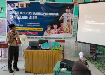 Kepala Pusdiklatda Sulsel Tanamkan “Fondasi” Kepramukaan kepada Peserta Orientasi Mabigus dan Gelang Ajar Kwarran Kahu