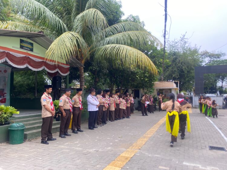 Ketua Kwarda Banten Kunjungi Kwarcab Kota Tangerang, Apresiasi Kreativitas SDN 5