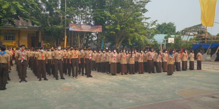 Ka Kwarda Kepri Buka Perkemahan Penerimaan Tamu Ambalan SMA Negeri 2 Tanjungpinang