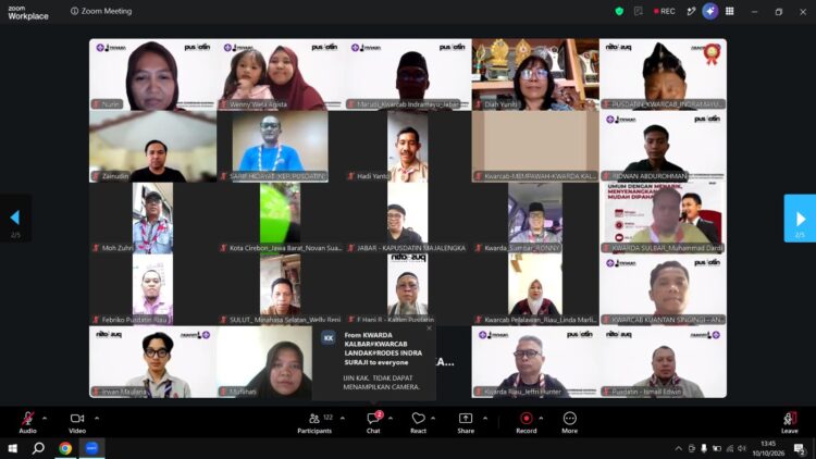 Perkuat Sinergi Digital, Kwarda Gerakan Pramuka Bali Aktif Ikuti Rakornas Pusdatin Kwarnas secara Daring