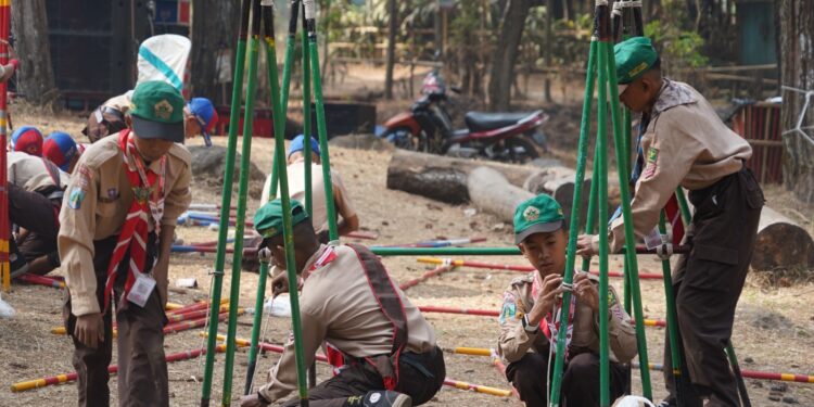 Asah Keterampilan dan Sportivitas, Kwartir Cabang Malang Gelar LT-III Pramuka Penggalang