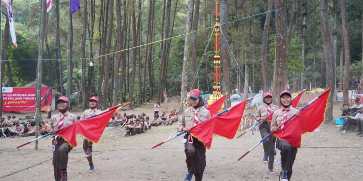 Asah Keterampilan dan Sportivitas, Kwartir Cabang Malang Gelar LT-III Pramuka Penggalang