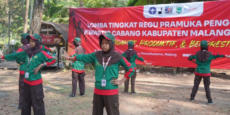 Asah Keterampilan dan Sportivitas, Kwartir Cabang Malang Gelar LT-III Pramuka Penggalang