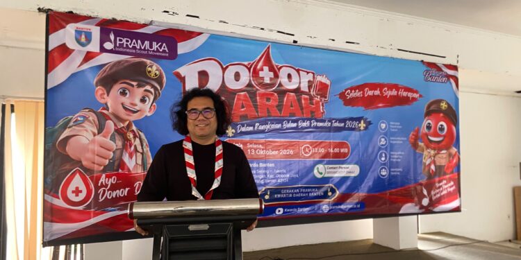 Kwarda Banten Gelar Donor Darah dalam Bulan Bakti Pramuka 2026, Bantu Penuhi Stok Darah