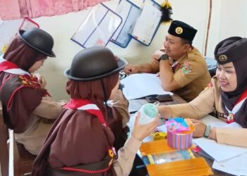 564 Pramuka Siaga dan Penggalang Kwarran Baturraden Ikuti Penilaian Pencapaian Pramuka Garuda