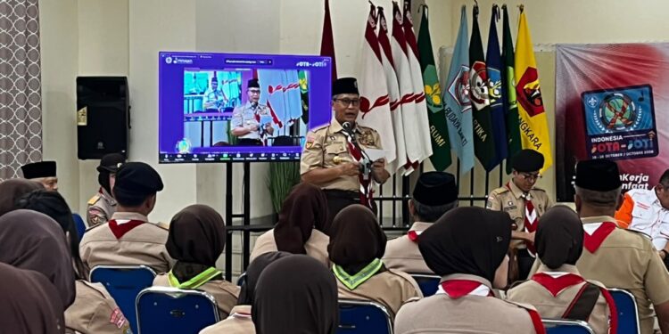 133 Ribu Lebih Pramuka Meriahkan JOTA-JOTI Nasional 2026
