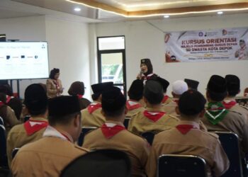 Gelaran Kursus Orientasi Mabigus Jadi Langkah Nyata Kolaborasi Kwarcab dengan MKKS SD Swasta Kota Depok Wujudkan Pramuka Depok Maju