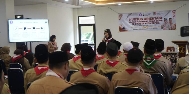 Gelaran Kursus Orientasi Mabigus Jadi Langkah Nyata Kolaborasi Kwarcab dengan MKKS SD Swasta Kota Depok Wujudkan Pramuka Depok Maju