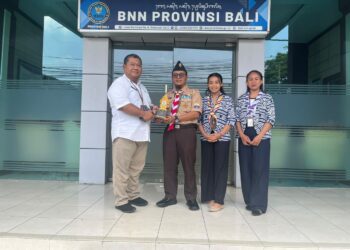 Bentengi Generasi Muda dari Ancaman Narkoba, BNNP Bali dan Kwarda Bali Sinergikan Program P4GN Melalui Saka Anti Narkoba