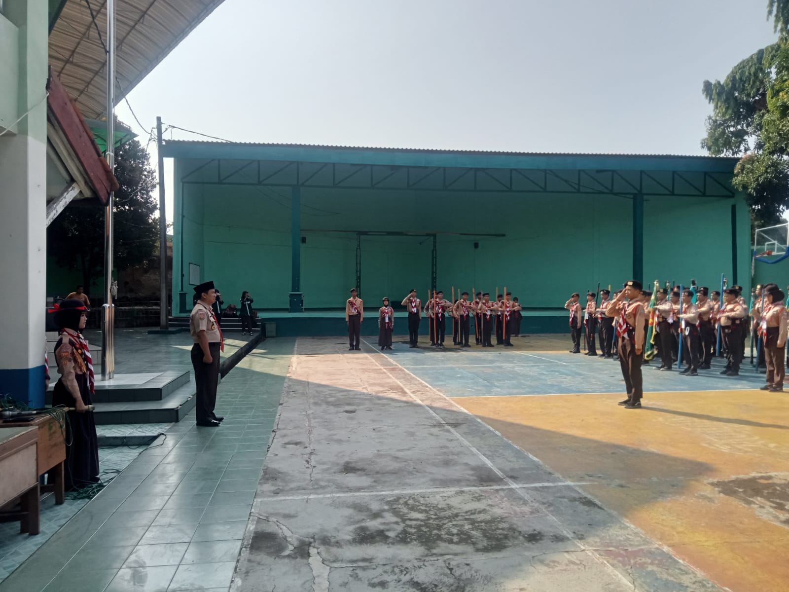 Perkuat Kecakapan dan Karakter Pramuka, Kwarran Cilodong Gelar Penilaian Pramuka Garuda