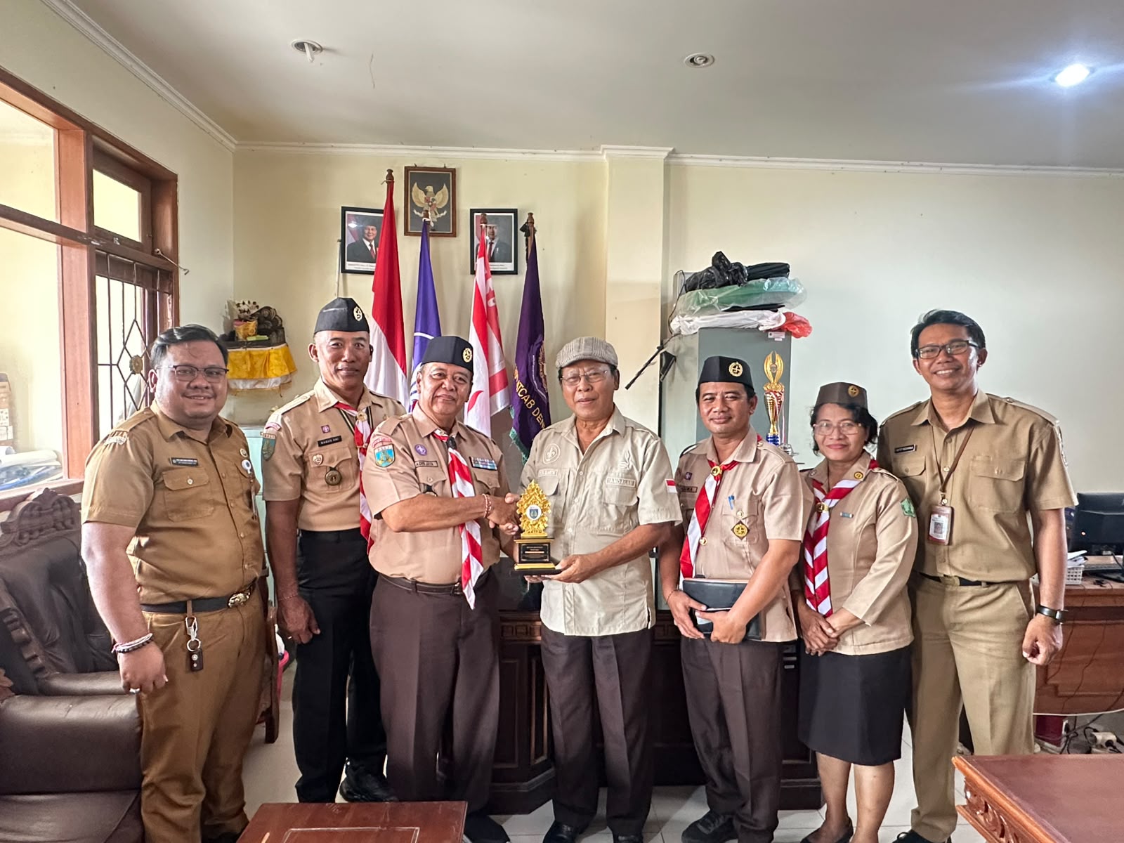 Perkuat Sinergi Gerakan Pramuka, Kwarda Bali Gelar Monev Terpadu Bidang SAKOMA Sambangi Kwarcab Denpasar dan Badung