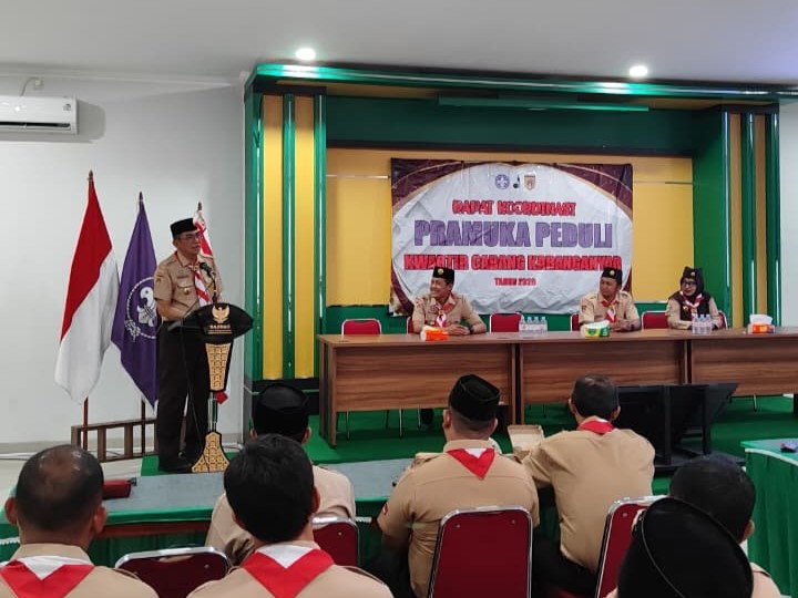 Ketua Kwarcab Karanganyar Buka Rakor dan Pelatihan Pramuka Peduli 2026, Tekankan Kesiapsiagaan dan Keselamatan