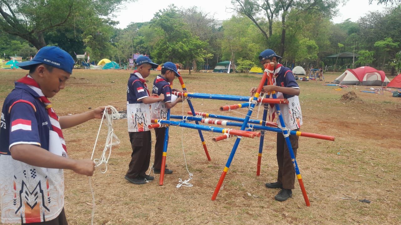 Asah Kecakapan dan Sportivitas Pramuka Penggalang, Kwarcab Jakarta Selatan Gelar Lomba Tingkat III